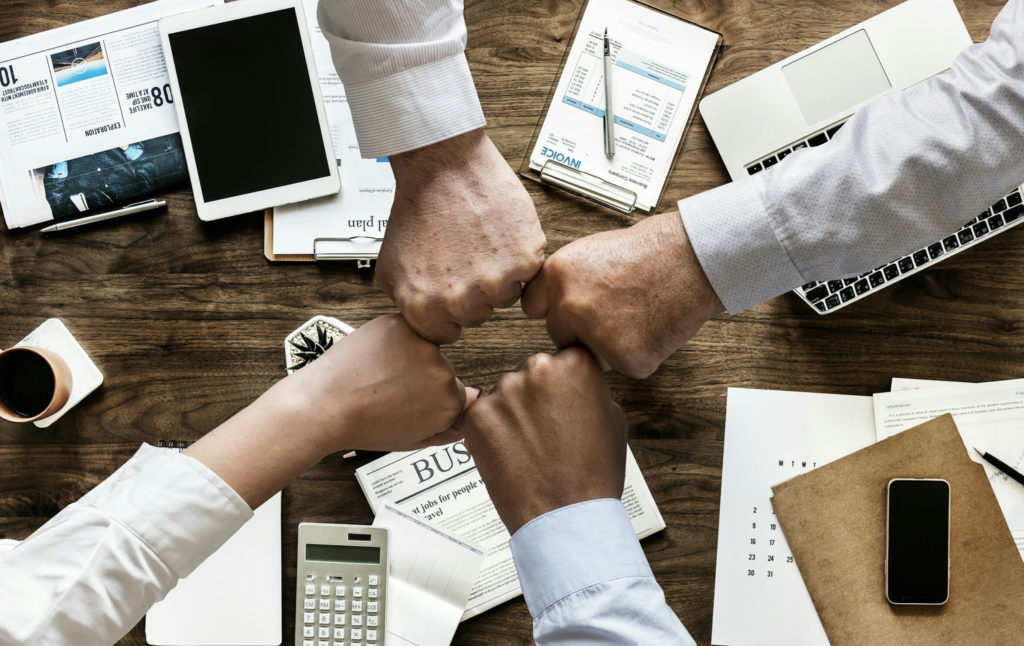 Zusammenarbeit für Erfolg